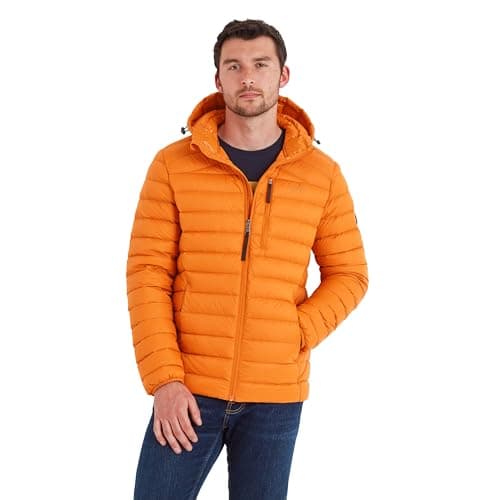 TOG24 North Mens Hood Jacket RDS Duck Down Warm Insulation Packaway Travel