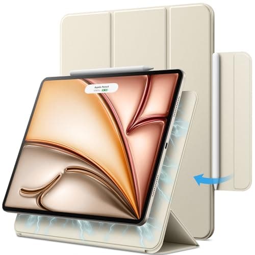 JETech Magnetic Case for iPad Air 11" M4/M3/M2 & iPad Air 5/4, Starlight