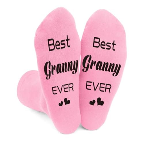 Granny Gifts,Birthday Cozy Special Best Retirement Thoughtful Practical Sentimental International Womens Day Mothers Day Christmas Valentines Personalised Gifts for Granny from Grandchildren Socks