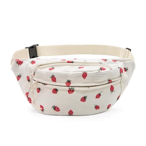 Long Keeper Cute Corduroy Bumbag Crossbody Fanny Pack Waist Bag for Women