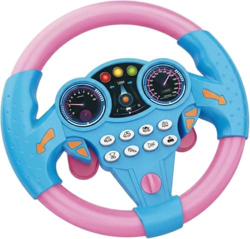 1 Count Toy Steering Wheel, Kids Steering Wheel For Car Seat