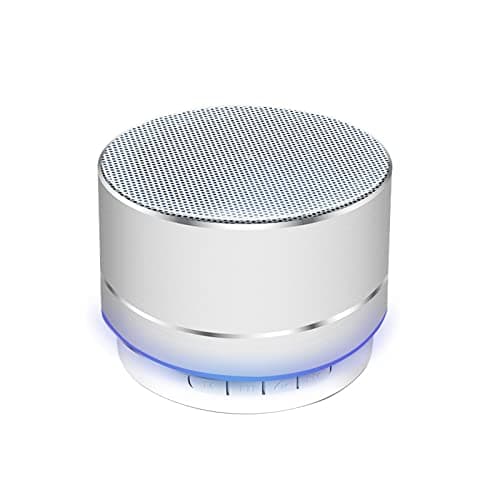 HDAKDDHG Portable Bluetooth Speaker, Bluetooth Speaker with LED Lights, Wireless Speaker with HD Sound Support TF Card, Mini Portable Speaker for in/Outdoor, Home, BBQ, Beach and Travel