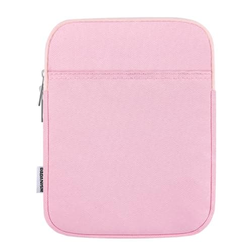 Dadanism 8-9 Inch Tablet Sleeve Padded Carrying Case, Flowers Pink