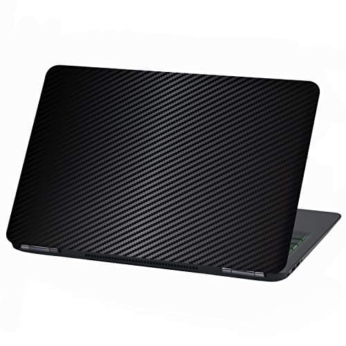Laptop Film Cover, Abstract Adhesive Film, Notebook Sticker, Protective Cover, Self-Adhesive Vinyl Skin Sticker, 13-14 Inches/33-35 cm, LP25 Carbon Black