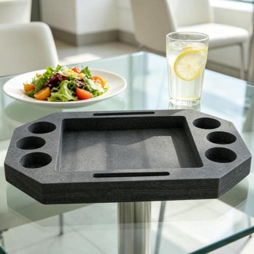 Waterproof EPE Floating Pool Tray, Multi Slot Floating Drink Holder
