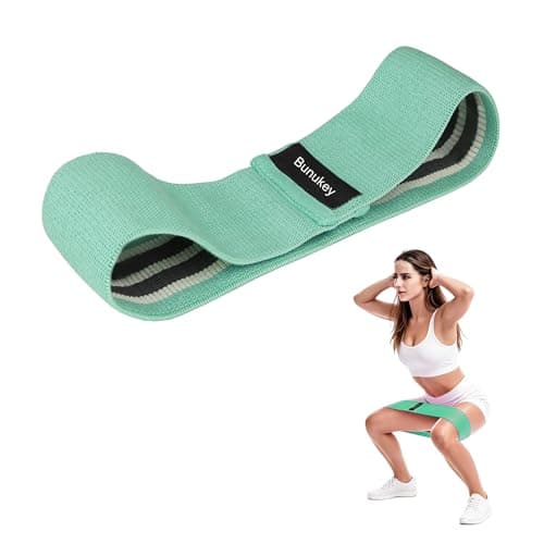 Resistance Bands, Non-Slip Exercise Band, 3 Levels Optional Fabric Booty Band for Home Fitness, Yoga, Pilates (Green 15-25lbs)