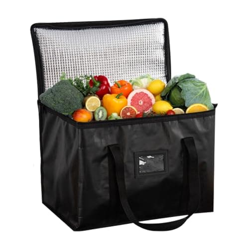 GwaOery Soft Cooler Bag 50L Insulated Picnic Thermal Food Delivery Bag