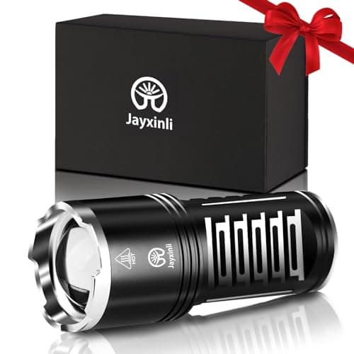 Jayxinli Torches LED Super Bright 1000000 Lumen Rechargeable 10800 mAh