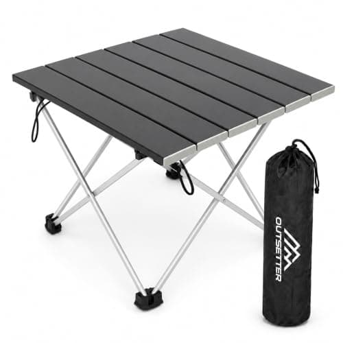 Vivo Technologies Lightweight Portable Camping Table,Outdoor Folding Table Compact Roll Up Tables Easy to Carry and Clean,Tent Table for Camping, Picnic, Hiking, BBQ Home Use 40x35x29cm (Small)