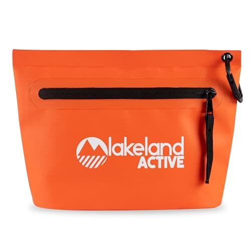 Lakeland Active Waterside Water-Resistant Pouch for Watersports Hiking Kayaking & Paddleboarding - Orange