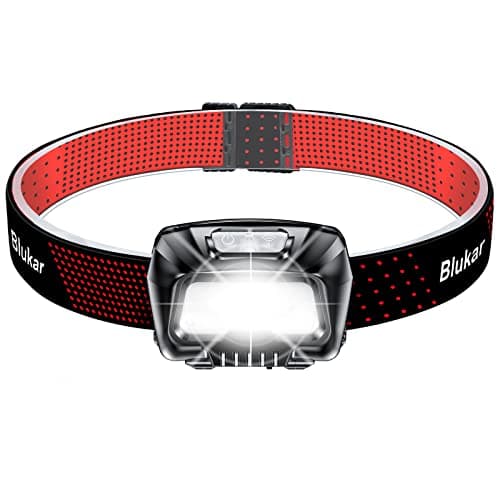 Blukar Head Torch Rechargeable, 2000L Super Bright LED Headlamp Headlight