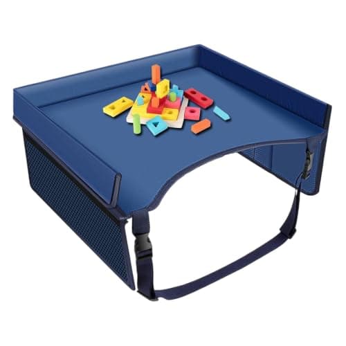 Minhaxue Car Tray for Kids Must Have Foldable Table Desk Organizer