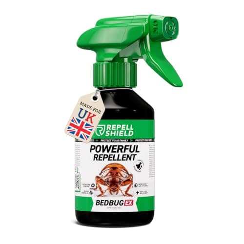 Bed Bug Spray by RepellShield - 250ml - Natural Bed Bug Repellent with Tea Tree Oil - Pet & Family Friendly - Protect Bedrooms, Mattresses, Sofas and Cupboards - Indoor Pest Control - Made in Germany