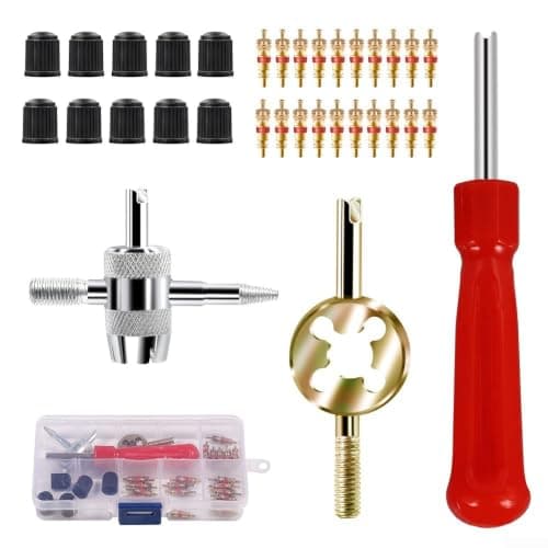 Zinc Alloy Valve Core Set 20pcs + Zinc Alloy Valve Core Set