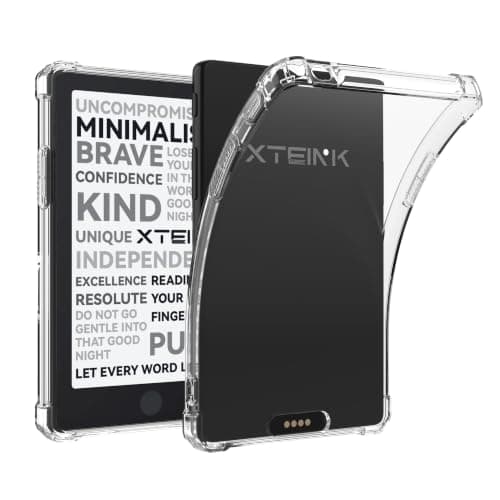 LaoShuSheng Case for 4.3" Xteink X4 Pro eReader (Clear)