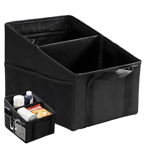 SHILIUZHI Car Organiser,Car Seat Organizer,Front And Rear Seat Storage Compartment.Fits Toys,Snacks,Cups,Books And Tissues,Keeps Your Cars Neat Clutter Free.