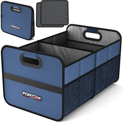 FORTEM Car Boot Organiser - Car Organiser & Storage for SUVs Trucks Sedans
