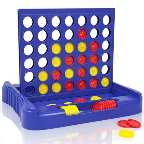 Pup Go 4 in a Row Game, Strategy Board Games, Align & Win Four in a Line