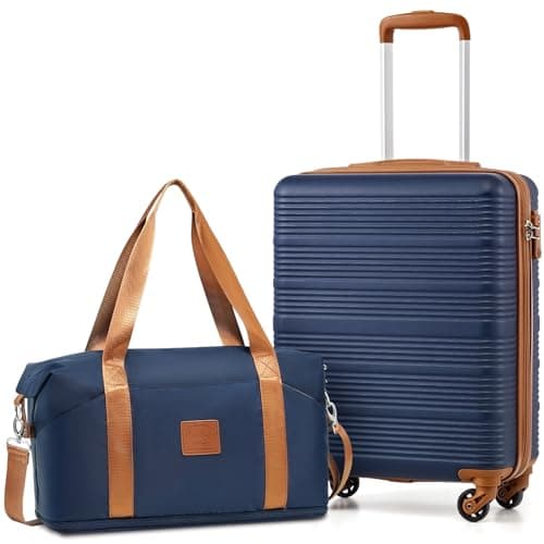 COOLIFE Cabin Suitcase 55x40x20cm for Easyjet, Cabin Bag 45x36x20cm 30L