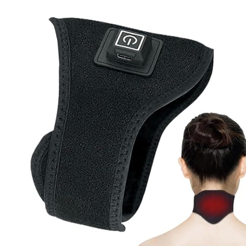 Electric Neck Heating Pad, Wearable 3 Mode Warmer, Heated Shoulder Wrap Cushion, Women Senior Winter Comfort Accessory, Home Office Outdoor Travel Gadget, Heat FOR Daily Use