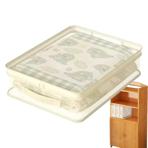 Sheet Organizers and Storage Stackable Container Bag with Handle