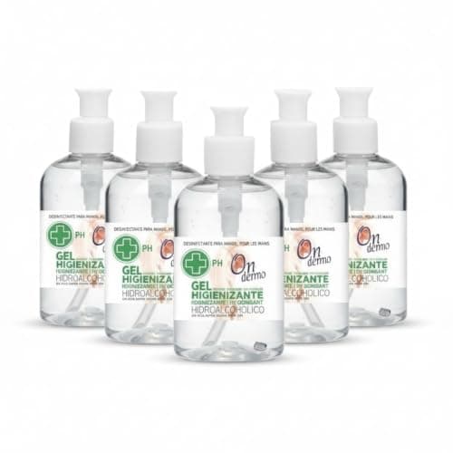 6x Hand Sanitiser 500ML Antibac Sanitising Rub Gel Large Sanitizer Bottles
