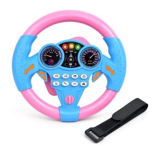 Steering Wheel with Secure Fastening Straps