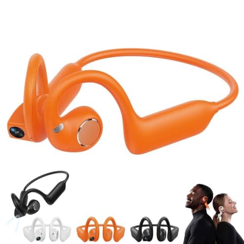 8MP Smart Camera Open-Ear Headset EIS Video, AI,IP54 Waterproof,Dual Mic