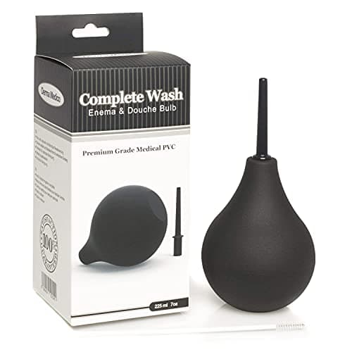 Premium Enema Bulb Douche Safe Comfortable Nozzle Silicone Enema Kit for Men Women FDA Certified Comfortable Medical Kits Fast Constipation Relief