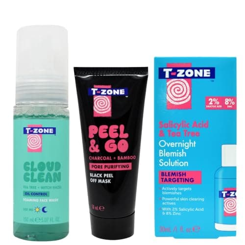 T-Zone Blemish Bedtime Club - 3-Piece Evening Skincare Set
