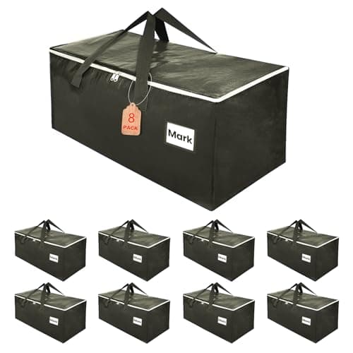 ZFWDSY Moving Boxes 8 Pack,Clothes Storage Large Moving Bags