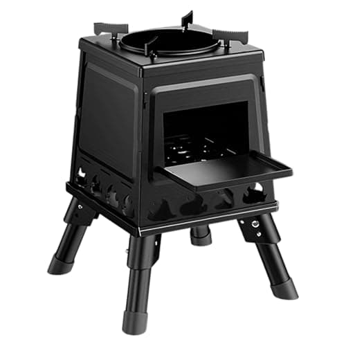 Rocket Stove Portable Wood Burning, Foldable Camping Stove for Backpacking