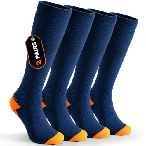 BISOUSOX Compression Socks for Men and Women 15-20 mmHg