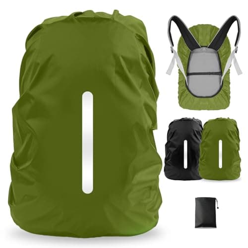 Nsyee 2pcs Backpack Rain Cover, M 26L-40L Waterproof Backpack Cover