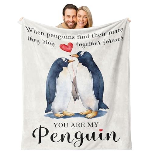 twirush Gift for Her, Anniversary Blanket 150 * 130cm, Romantic Birthday Gifts for Women/Men, Wedding Gift for Wife/Husband/Couple/Girlfriend/Boyfriend
