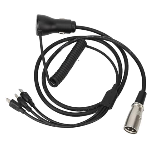 Generic 3 in 1 Wheelchair Charging Cable Universal Fast Charging Cord for Electric Scooter Lightweight USB Adapter