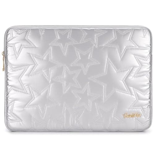 Vinterfint 15 16 inch Laptop Sleeve Case for 15"MacBook Pro/Air M5 M4,16" MacBook Pro M5 M4,15" Surface Laptop 6,15"IdeaPad Slim 5i Gen 9|3i Gen 8/9,16.3" XPS 16,HP ThinkPad Notebook Bag Cover,Silver