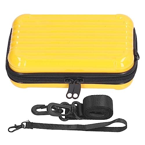 NinGYiYan ONE RS Protective Hard Case, Camera Bag with Internal Grid for Accessories Storage, Durable Shell for Cycling Skiing Travel (Yellow)