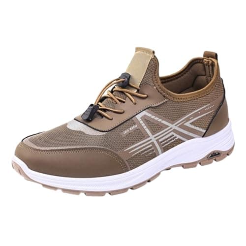 Campus Men's Sports Shoes, Jogging Shoes with Screw Lock Trainers, brown, 7