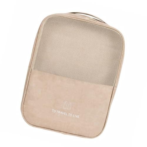Travel Shoe Storage Bag for Shoes, Oxford Cloth, Khaki