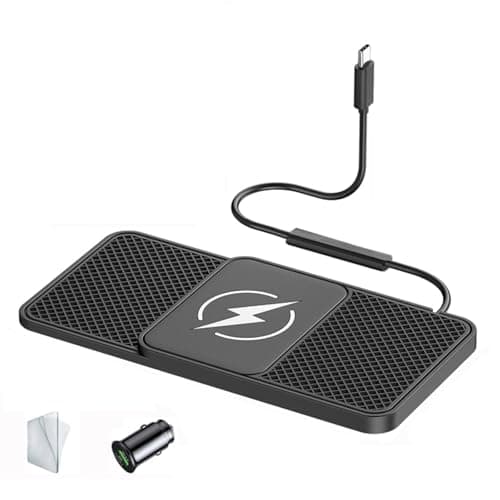 YHQKJ Wireless Car Charger Mat for Nissan Quest Rogue Safari Sentra Serena Sunny, 20W Fast Dashboard Charging Pad Non Slip Phone Holder Stand Dock Vehicle Accessories