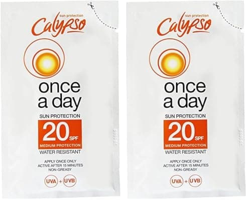 Calypso Once A Day Sun Protection Sachet SPF20 | 40ml (Pack of 2)