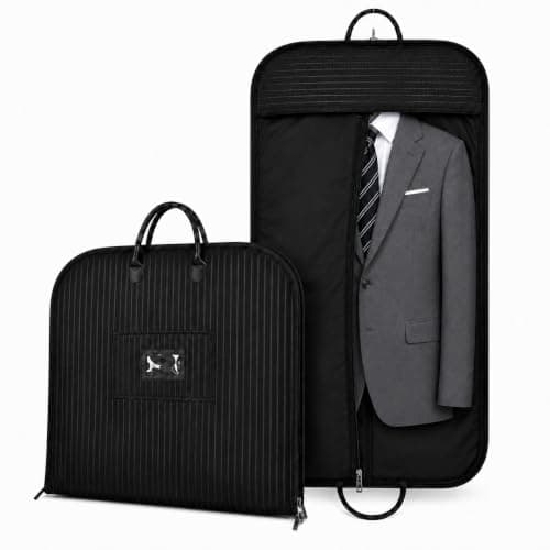 BINBE Suit Bag Oxford Fabric for Travel Suit Carrier, Black 100 x 60 cm