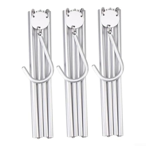Aluminum Alloy Clothes Hangers 3pcs Lightweight Foldable