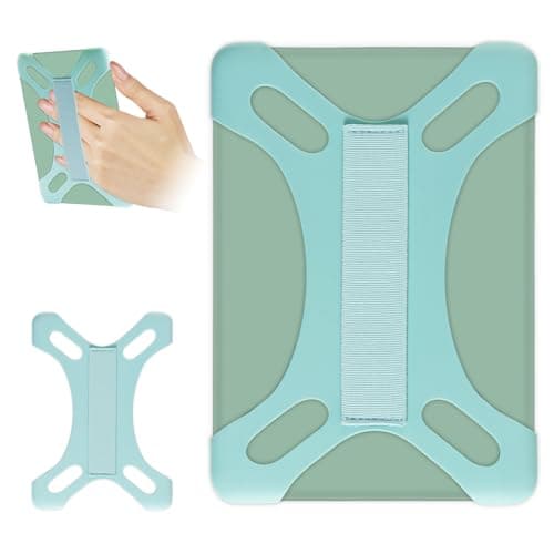 HoYiXi Universal Hand Strap for 6.8-7 lnch eReader,Compatible Kobo/PocketBook/Tolino/Sony/Paperwhite/Nook eReader,For 6.8" e-Reader with High Elasticity Secure Grip,Sky Blue