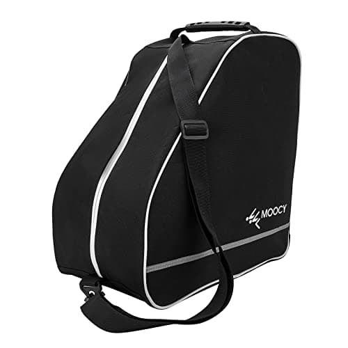 Lixada Multipurpose Ski Boot Bag, Black, 45 x 44 x 24 cm / 17.7 x 17.3 x 9.4 inches, Waterproof, Adjustable Strap, Non-slip Bottom, Ski/Snowboard Equipment Bag for Boots, Helmet, Goggles, Gloves