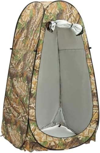 BREEZENEST Pop Up Camping Tent 2-3 Person, Waterproof Windproof Instant Pop-Up Tent 4 Season Portable Privacy Tent for Camping Hiking Outdoor Shelter with Carry Bag (Camouflage)