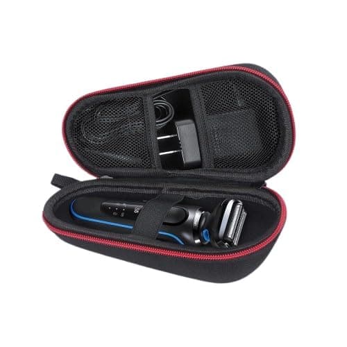Case for Braun Series 3s/5s/7s/9s, Braun Series 3/5/7/9, Men's Electric Shaver Hard Case Travel Shaver Travel Shaver Travel Hard Case for Brown - Red