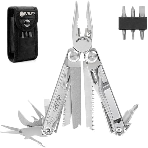 BIBURY Multitools, Upgraded Multi Tool Pliers Stainless Steel EDC Tool