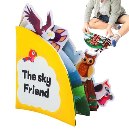 Fabric Book for Kids Portable Educational Travel Toy